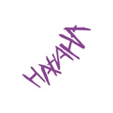 Hahah Araba Sticker 17x17 Cm Mor