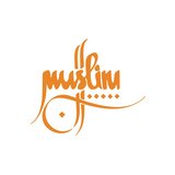 Muslim Kaligrafi Araba Sticer 17x17 Cm Turuncu