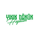 Yıkık Dökük Hayatlar Araba Sticker 17x17 Cm Yeşil