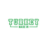 Made In Turkey Araba Sticker 17x17 Cm Yeşil