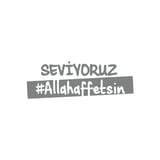 Seviyoruz Allah Affetsin Araba Sticker 17x17 Cm Gri