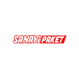 Sanayi Paket Araba Sticker 17x17 Cm Kırmızı