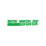 Taktik Maktik Yok Bambambam Araba Sticker 17x17 Cm Yeşil