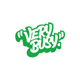 Very Busy Araba Sticker 17x17 Cm Yeşil