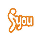 You Araba Sticker 17x17 Cm Turuncu