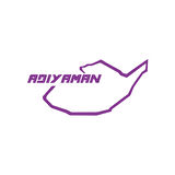 Adıyaman Harita Araba Sticker 17x17 Cm Mor