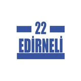 22 Edirneli Araba Sticker 17x17 Cm Mavi