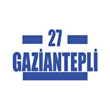 27 Gaziantepli Araba Sticker 17x17 Cm Mavi