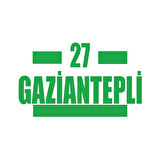 27 Gaziantepli Araba Sticker 17x17 Cm Yeşil