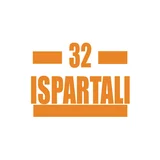 32 Ispartalı Araba Sticker 17x17 Cm Turuncu