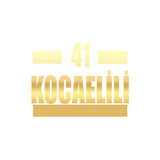 41 Kocaelili Araba Sticker 17x17 Cm Gold