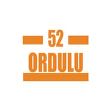 52 Ordulu Araba Sticker 17x17 Cm Turuncu