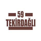 59 Tekirdağlı Araba Sticker 17x17 Cm Kahverengi