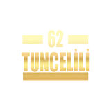 62 Tuncelili Araba Sticker 17x17 Cm Gold