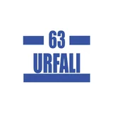 63 Urfalı Araba Sticker 17x17 Cm Mavi