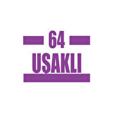 64 Uşaklı Araba Sticker 17x17 Cm Mor