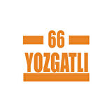 66 Yozgatlı Araba Sticker 17x17 Cm Turuncu