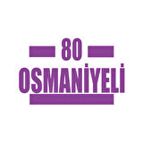 80 Osmaniyeli Araba Sticker 17x17 Cm Mor