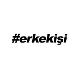 #erkekişi Araba Sticker 17x17 Cm Siyah