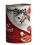 Bestpet Biftekli Gravy Yetişkin Konserve Kedi Maması 400 Gr