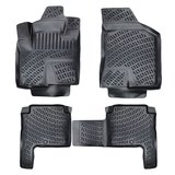 Hyundai Santa Fe 2006-2012 Havuzlu Paspas | 7 Koltuklu - Siyah