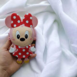 Minnie Mouse Pembe Renk Kız çocuk Silikon Omuz Çantası