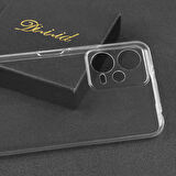 Xiaomi Redmi Note 12 5G Kılıf Şeffaf İnce Esnek Silikon Kılıf Zipax-Süper