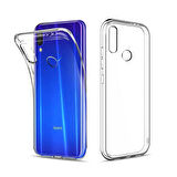 Xiaomi Redmi Note 7 Kılıf Şeffaf İnce Esnek Silikon Kılıf Zipax-Süper