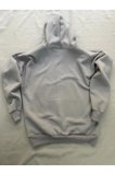 Realistic Baskılı Gri Erkek Kapüşonlu 3 iplik Şardonlu Ribanalı Sweatshirt Hoodie