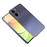 Oppo Realme 10 4G Kılıf Şeffaf İnce Esnek Silikon Kılıf Zipax-Süper