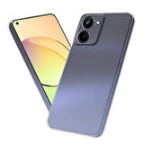 Oppo Realme 10 4G Kılıf Şeffaf İnce Esnek Silikon Kılıf Zipax-Süper