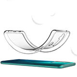 Oppo Realme 5i Kılıf Şeffaf İnce Esnek Silikon Kılıf Zipax-Süper