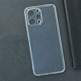 Xiaomi Redmi 12 Kılıf Şeffaf İnce Esnek Silikon Kılıf Zipax-Süper