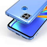 Xiaomi Redmi 9C Kılıf Şeffaf İnce Esnek Silikon Kılıf Zipax-Süper