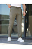 Slim Fit Likralı Jogger Pantolon