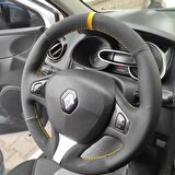 Renault Clio 4 FAZ 1 2014-2017 Araca Özel Direksiyon Kılıfı (Makyajlı Kasalara Uyumlu Değildir)