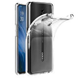 Oppo Reno 2 Kılıf Şeffaf İnce Esnek Silikon Kılıf Zipax-Süper