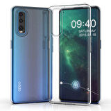 Oppo Reno 3 Pro 5G Kılıf Şeffaf İnce Esnek Silikon Kılıf Zipax-Süper