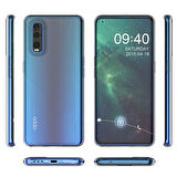 Oppo Reno 3 Pro 5G Kılıf Şeffaf İnce Esnek Silikon Kılıf Zipax-Süper