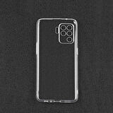 Oppo Reno 5 Lite Kılıf Şeffaf İnce Esnek Silikon Kılıf Zipax-Süper