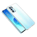 Oppo Reno 6 4G Kılıf Şeffaf İnce Esnek Silikon Kılıf Zipax-Süper