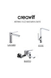 Ritmo Batarya Seti 3’Lü Banyo-Lavabo-Evye