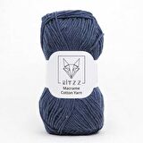 İnce Koton Makrome İpi // 1,5MM // 031 // Denim