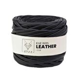 Ritzz Leather Siyah Deri ip