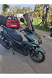 Rks Arome 125 Ön cam 2023 2024 Model Yılı 54cm Siyah Renk 4mm Uzun ve geniş