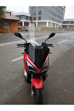 Rks Reale 125 Ön cam 2023 2024 Model Yılı 78cm Şeffaf Renk 4mm Uzun Geniş Cam
