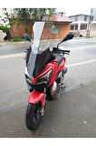 Rks Reale 125 Ön cam 2023 2024 Model Yılı 78cm Şeffaf Renk 4mm Uzun Geniş Cam