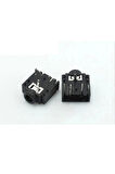 3.5mm Stereo Dişi Jak Kulaklık Mixer Mikrofon Amplifikatör Soketi Pcb Konnektör Siyah