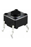 Tactile Push Buton Hobi Devreleri Için 6x6x5mm 4 Pin Küçük Buton