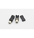 5 Pin Mini Usb Plastik Kapaklı Konnektör